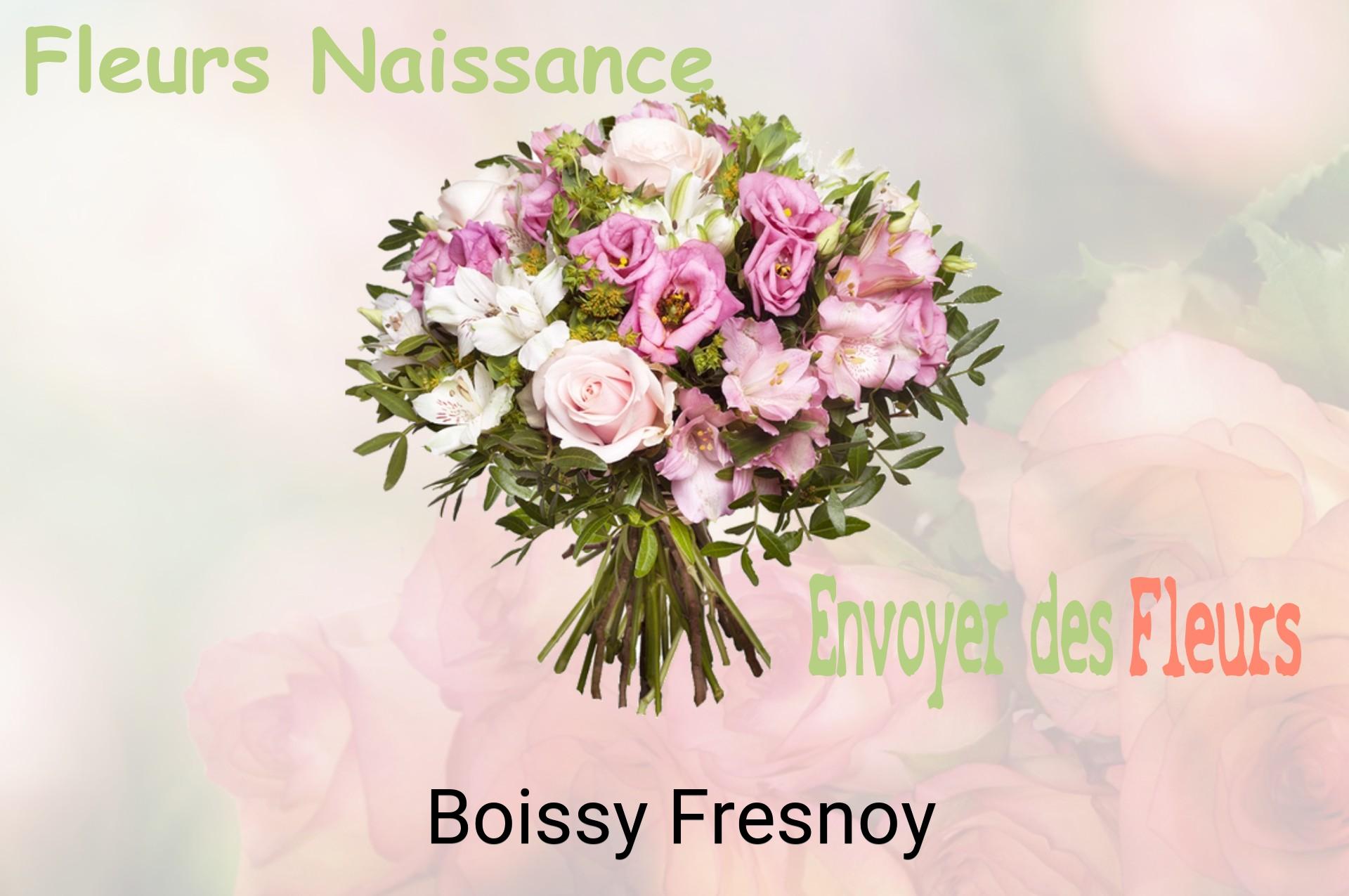 Bouquet de fleurs de naissance livré à Boissy-Fresnoy